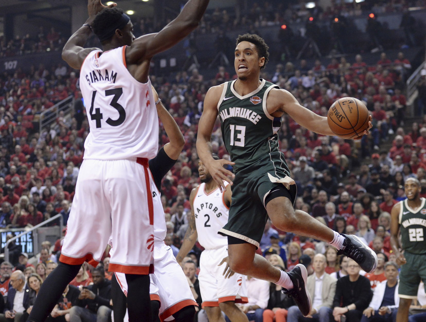 Raptors 118, Bucks 112 (2OT)